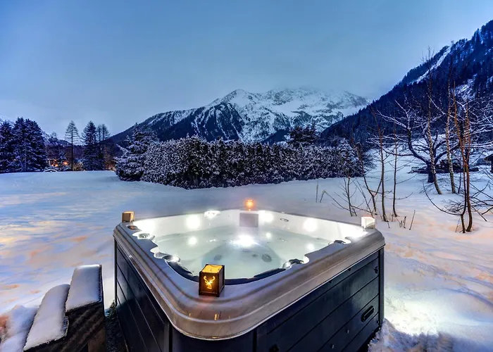 Chosalets - 200m2 Cheminee Jacuzzi Sauna Vues Dağ evi